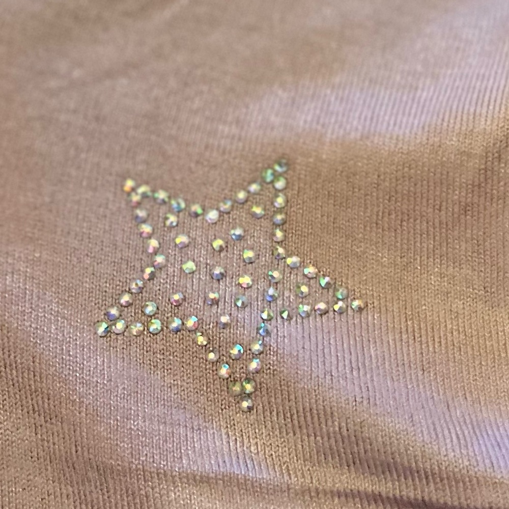 NWT Davi & Dani rhinestone embellished Star loose knit tunic top blouse - Picture 16 of 16